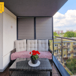 zabudowa balkonu warszawa wola rama aluminiowa + lamele aluminium