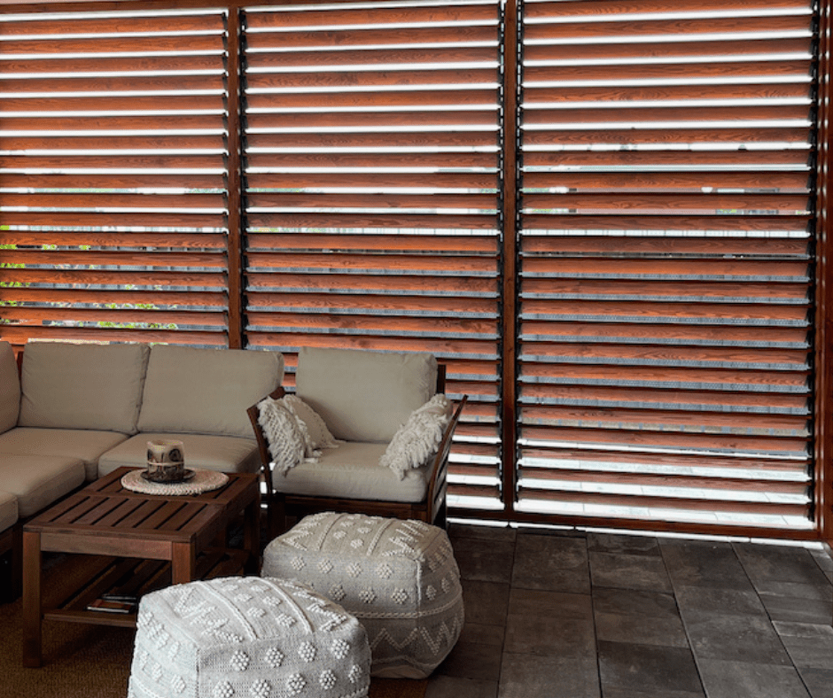 how to measure the length of terrace blinds