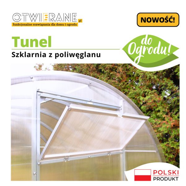 Polycarbonate greenhouse tunnel