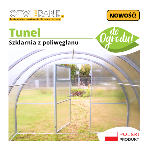 polycarbonate greenhouse tunnel from the inside