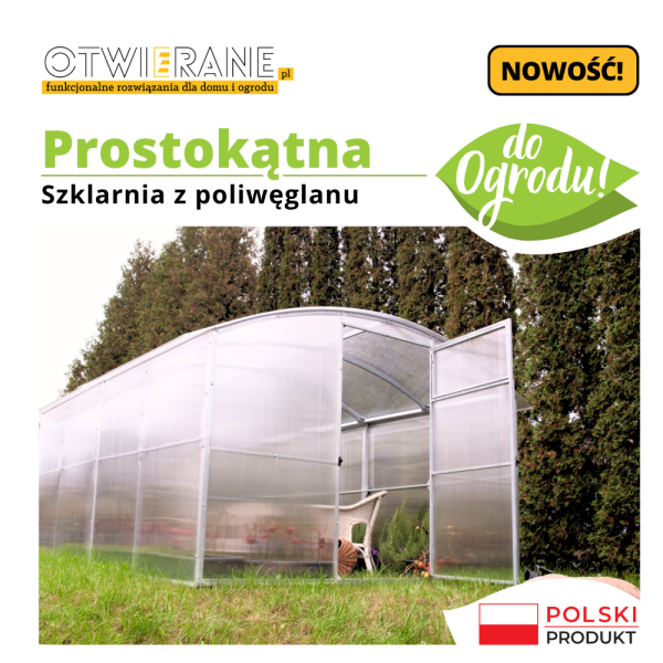 polycarbonate rectangular open greenhouse