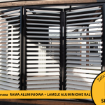 Pergola cladding Warsaw - folding terrace cladding with movable slats OpenUp