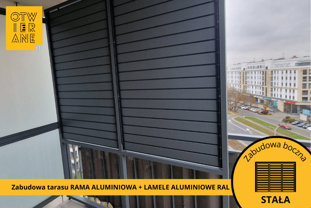 Balcony cladding Warsaw (Stegny)