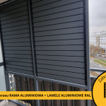 Balcony cladding Warsaw (Stegny)